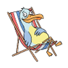 Relaxter Strandpelikan