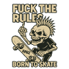 Né pour Skate – Skeleton Punk