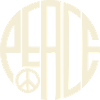 Peace Art Deco Typography
