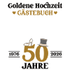 Golden Wedding Anniversary 2026 50th Wedding Anniversary Guestbook