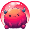 Fluffy Monster Face Gradient