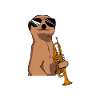 I destroy silence trumpet player