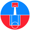 Circular Basketball Court Badge