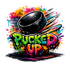 Pucked Up Graffiti Puck