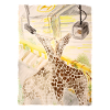 Giraffe im Neon-Transit