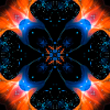 Fractal Art Digital Flower