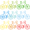 Bunte Fahrräder Fahrrad Geschenk