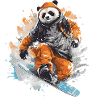 Panda Snowboard