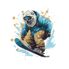 Polar Bear Snowboard Polar Bear