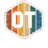 Retro OTI Schild Farbenvielfalt