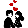 In Love Couple Heart