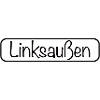 Linksaußen Schriftzug (Schwarz)