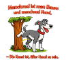 Hund und Baum: Kunst des Hundseins