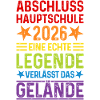Graduation 2026 Hauptschule Legende Gelände