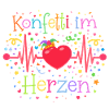 Confetti in the heart