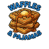 Waffles and pajamas love breakfast waffles