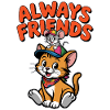 Always Friends Cats Mouse