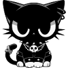 Goth Punk Katze