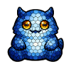 Mosaic Cat Blue-eye