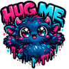 Hug Me Neon Monster Cuddly Friend