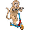 Monkey Kick Scooter