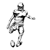Saison de football fan joueur dur