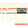 40e anniversaire Rétro Cadeau 1986