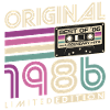 40e anniversaire Rétro Cadeau 1986