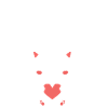 Manu d'Amour Chat Cœur
