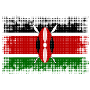 Pays du drapeau Kenya