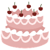 Cherry Pink Layer Cake