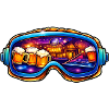 Beer Festival Neon Goggles