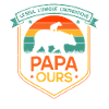Papa Ourse Retro au Soleil
