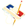 Retro Pop Pencil Cassette