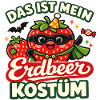 Erdbeere Kostüm Obst Frucht Karneval Fasching