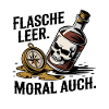 Flaske Tom Moral Også Skull Compass Alkohol