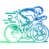 Iconisches Roadbike Motiv