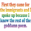 Rainbow Courage Quote Tee