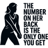 Number On Her Back Shirt