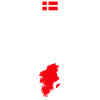 Soutien Groenland Carte Drapeau