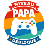 Dad Level Unlocked Badge