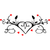 Ornament mit Herzchen