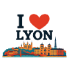 I Love Lyon – Bunte Skyline