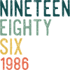 Nineteen Eighty-Six Retro