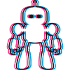 Robot 3D Effect IA Science-Fi