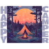 Campeur heureux
