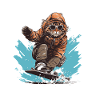 Cat Snowboard
