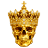 Golden Skull Crown