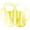 Bier Biergläser Anstoßen