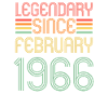 Légendaire depuis février 1966, Rétro, Birthday